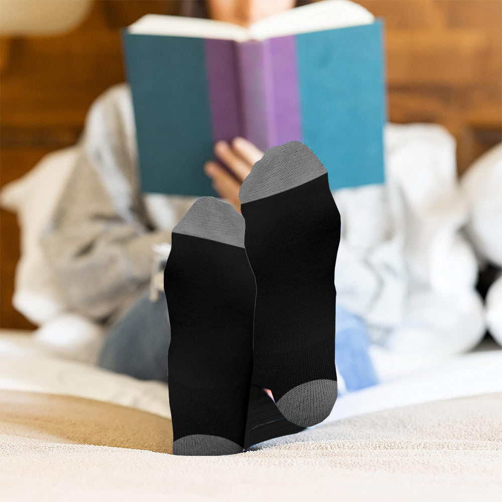 I Know He’s Cute But He’s Mine - Personalized Couple Socks