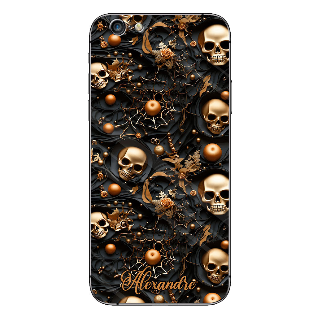 Gold Skull - Personalized Skull Phone Case