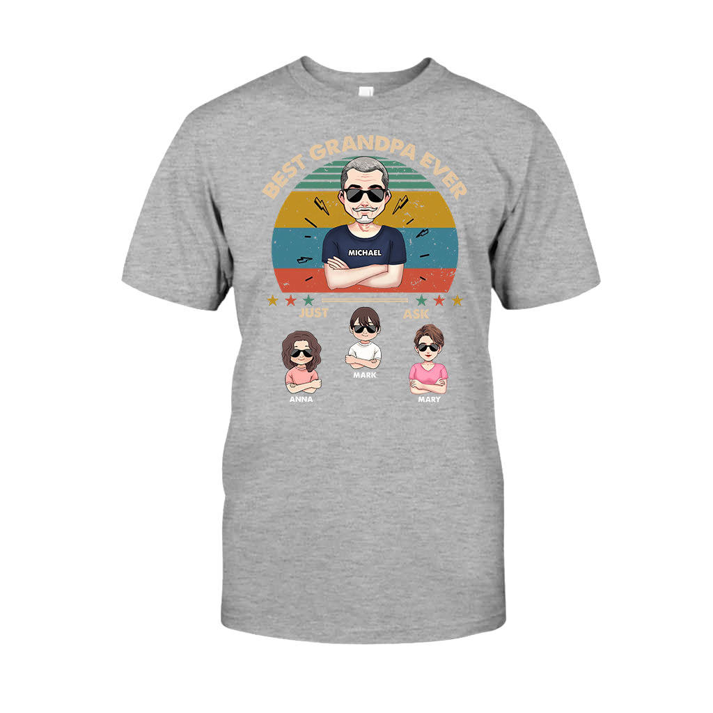 Best Dad Ever - Gift for dad, dad, mom, grandpa, grandma, grandpa - Personalized T-shirt And Hoodie