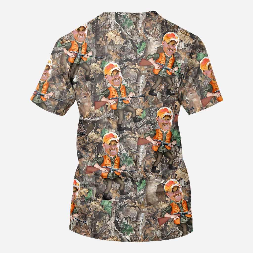 Photo Inserted Hunter - Personalized Hunting All Over Shirt