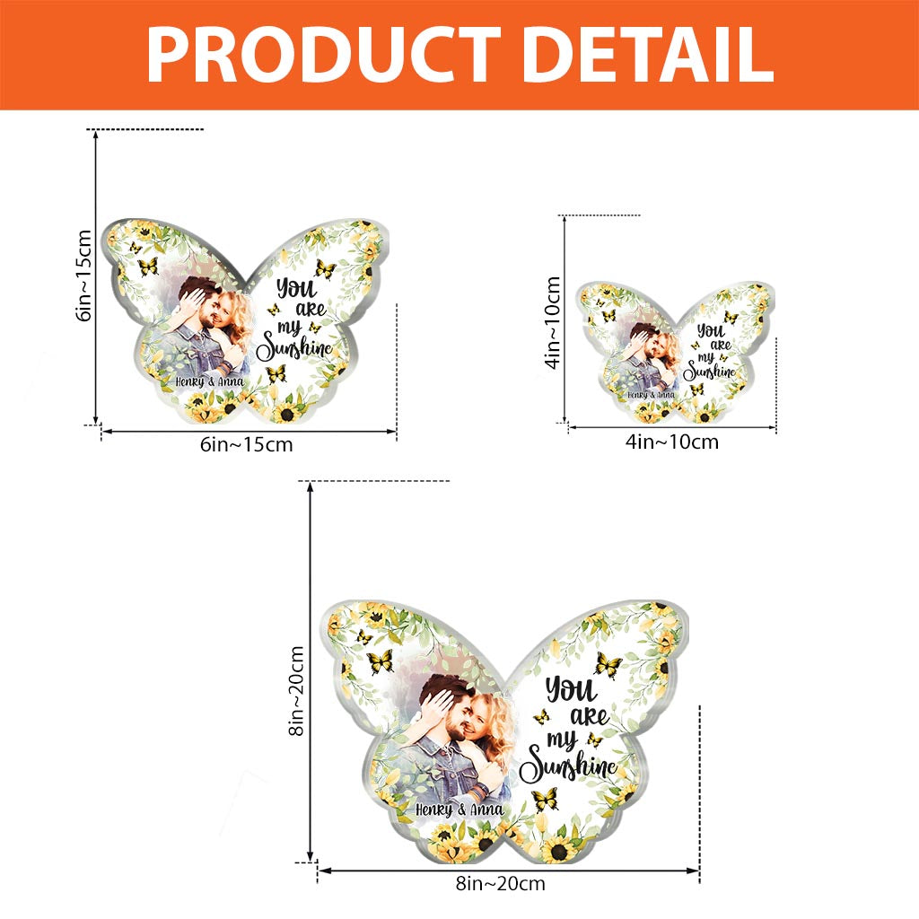 You Are My Sunshine - Personalized Mother Custom Shaped Acrylic Plaque