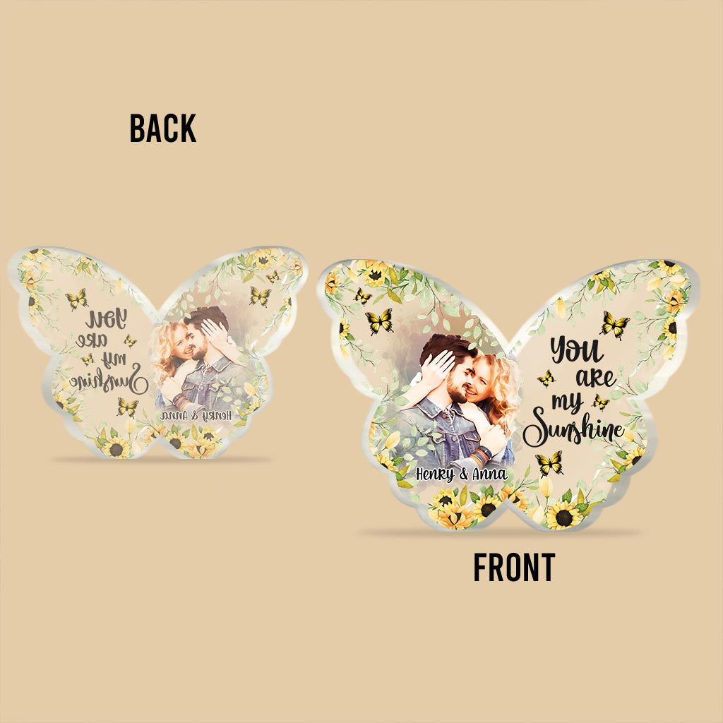 You Are My Sunshine - Personalized Mother Custom Shaped Acrylic Plaque