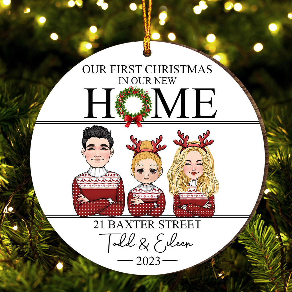 Our Frist Christmas - Personalized Housewarming Ornament