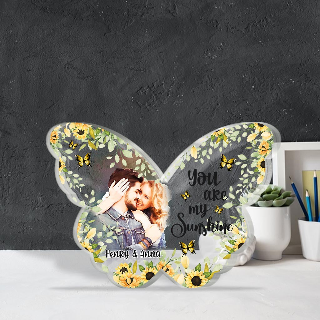 You Are My Sunshine - Personalized Mother Custom Shaped Acrylic Plaque