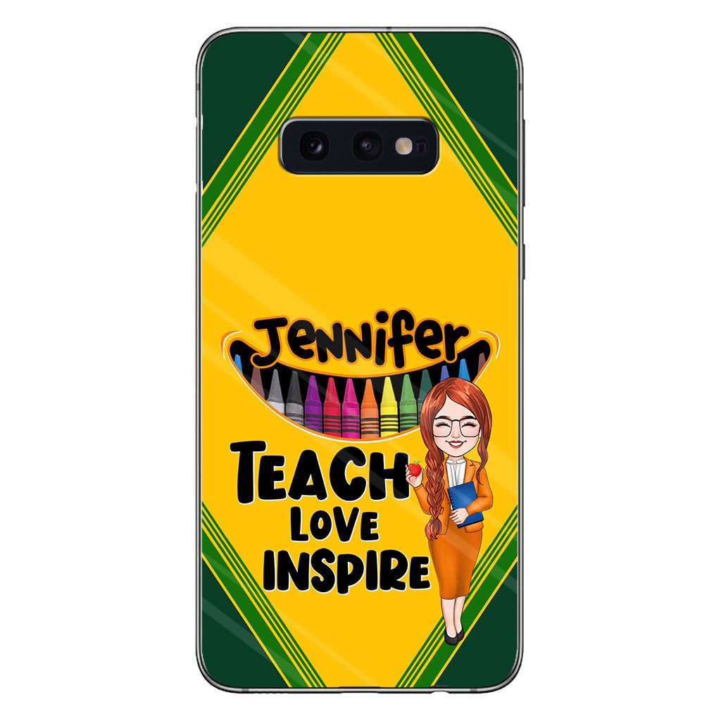 Teach Love Inspire - Personalized Teacher Phone Case