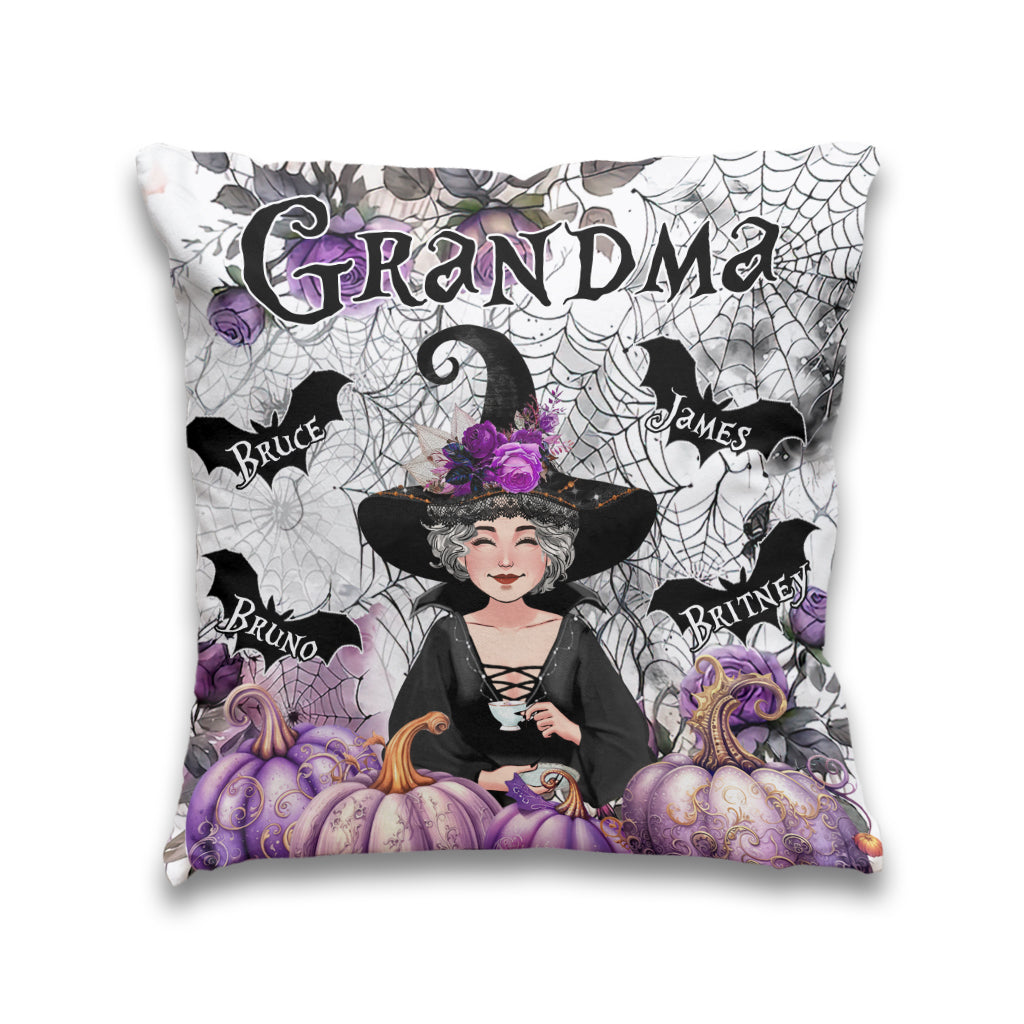 Grandma Witch - Personalized Grandma Throw Pillow