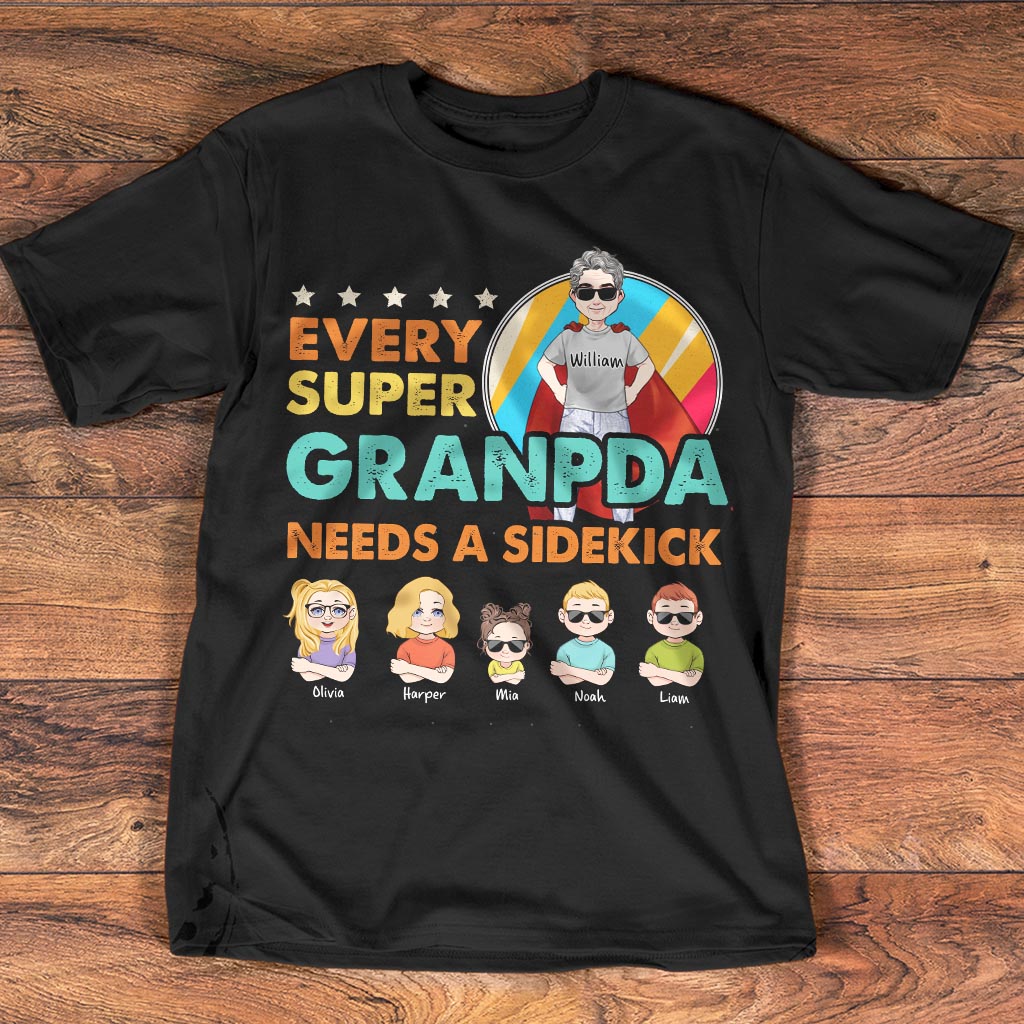 Super Dad Super Hero - Gift for dad, grandpa, uncle, brother - Personalized T-shirt And Hoodie