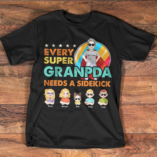 Super Dad Super Hero - Gift for dad, grandpa, uncle, brother - Personalized T-shirt And Hoodie