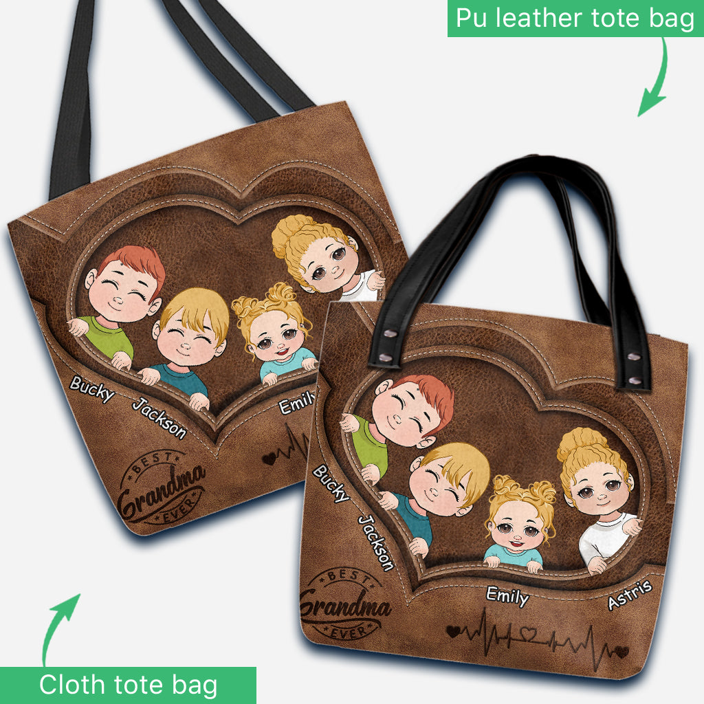 Best Grandma Ever - Personalized Grandma Tote Bag