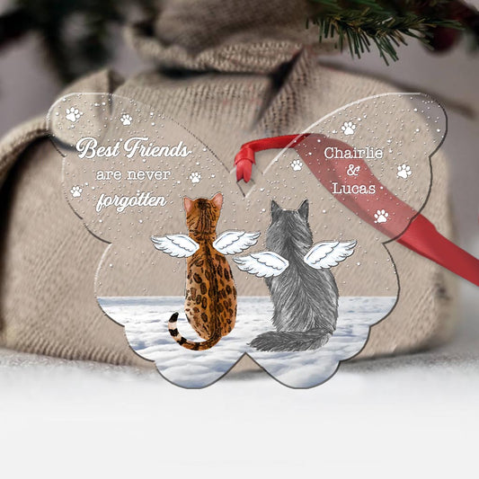 Best Friends Are Never Forgotten - Personalized Dog Ornament