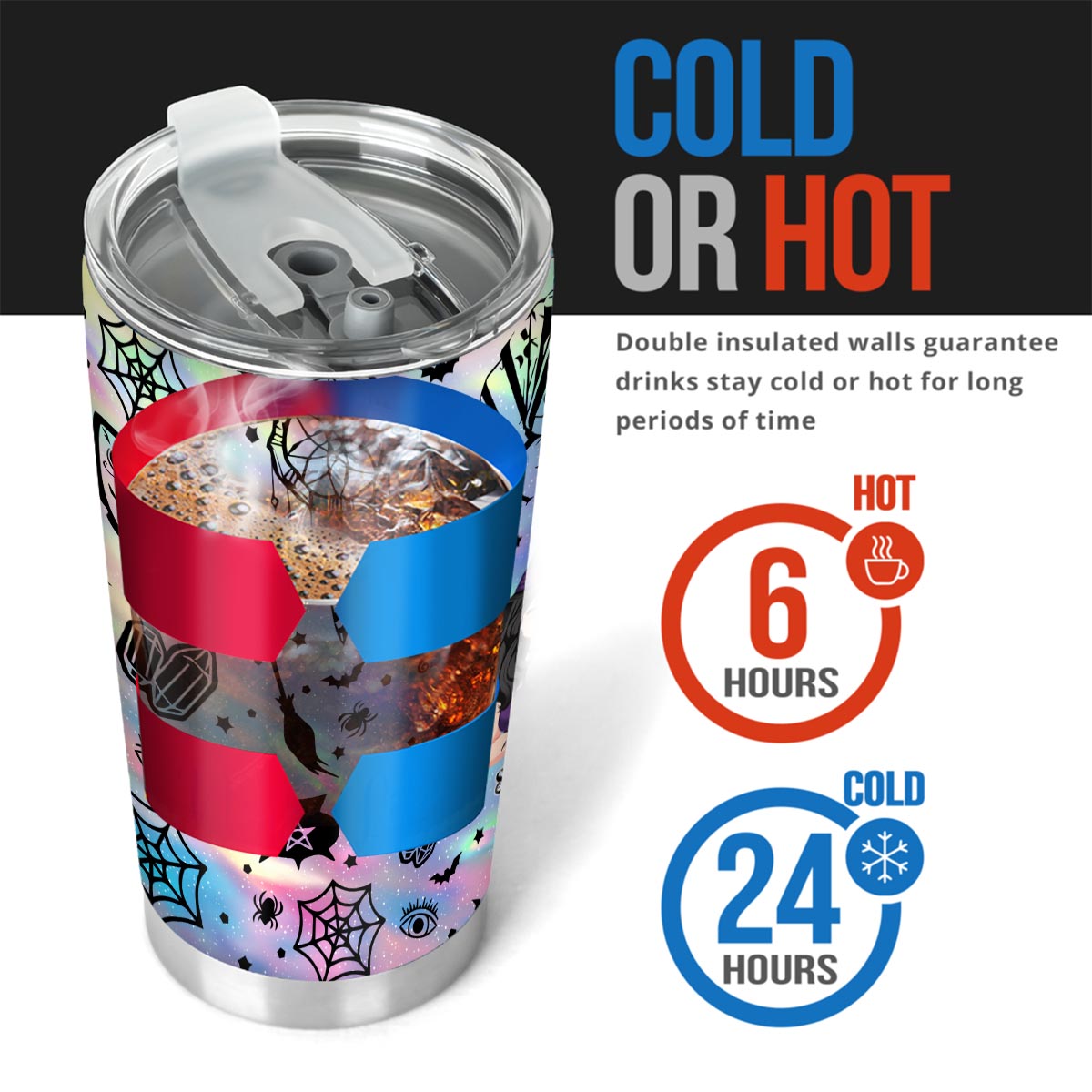 Don't F With My Energy - Personalized Witch Tumbler