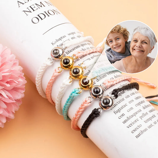 Sweetheart - Personalized Grandson Projection Bracelet