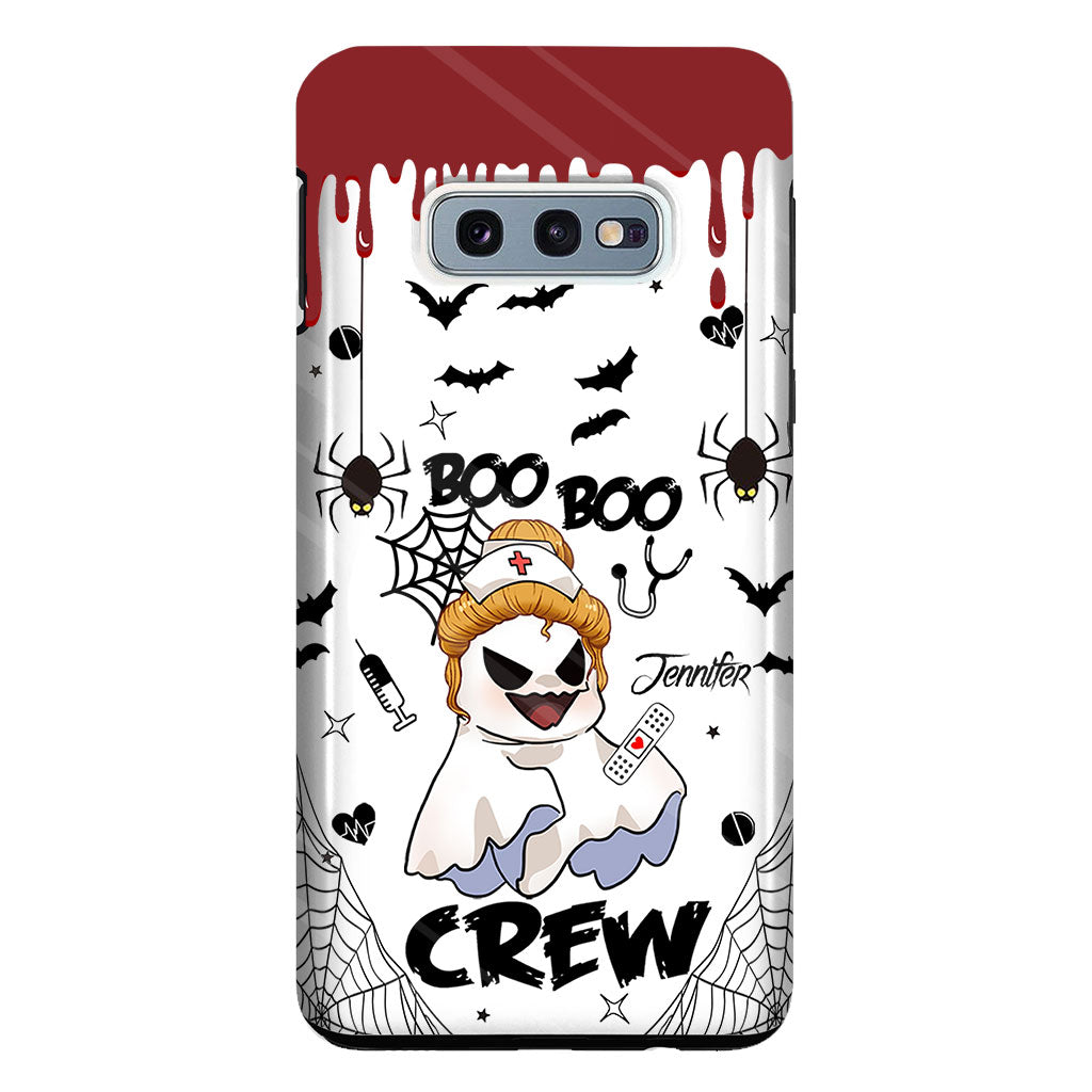 Boo Boo Crew - Personalized Nurse Clear Phone Case