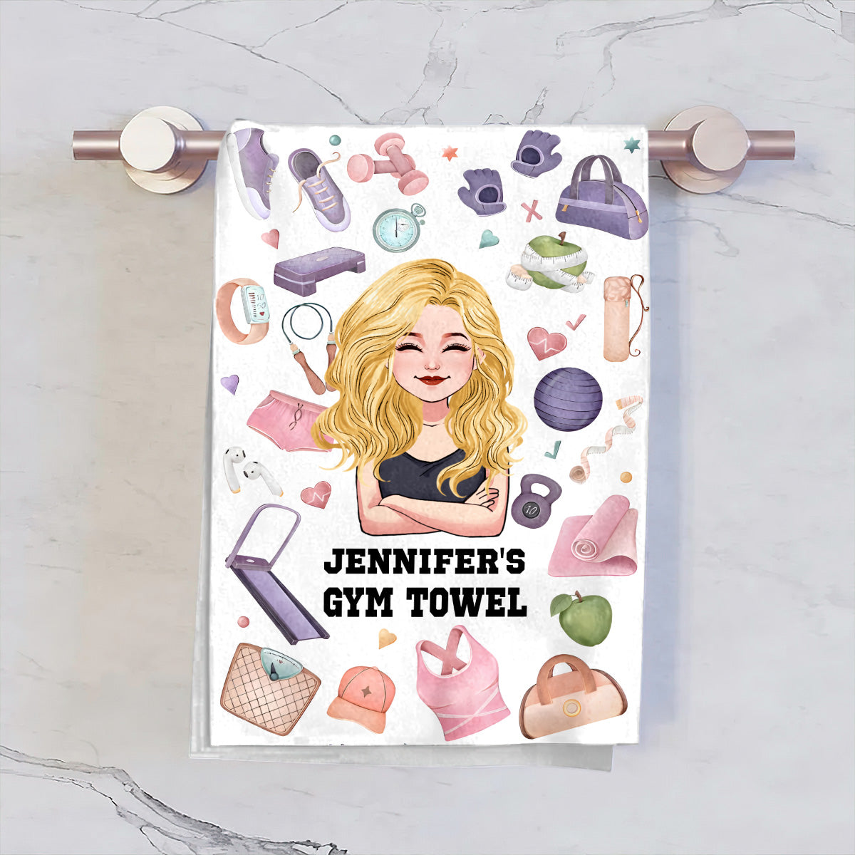 Gym Towel - Personalized Fitness Towel