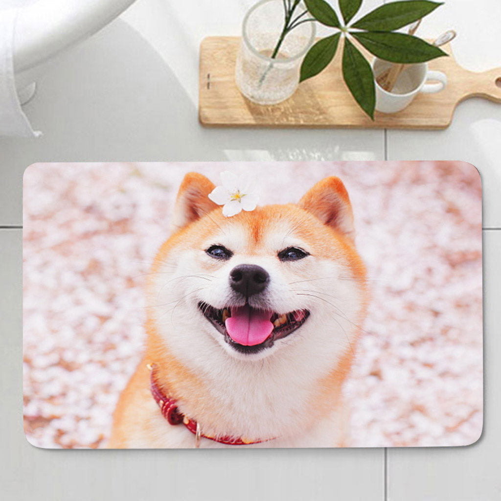 Any Pet Photo - Personalized Dog Bathroom Mats Set