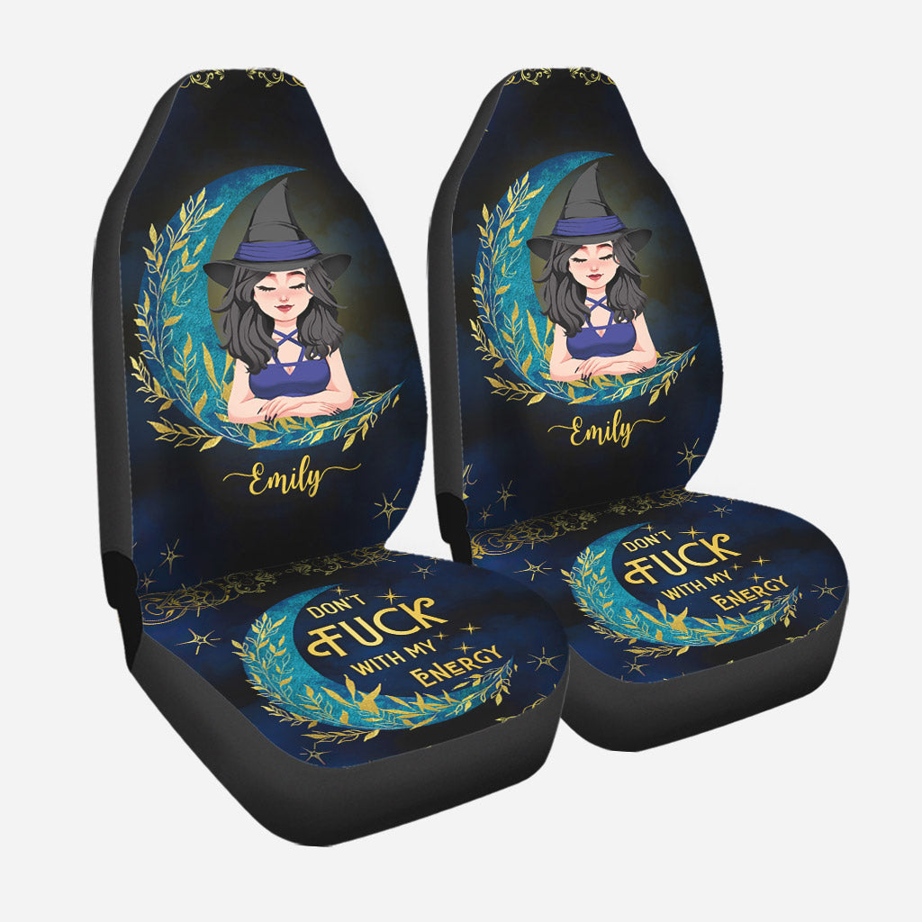Don't F With My Energy - Personalized Witch Seat Covers