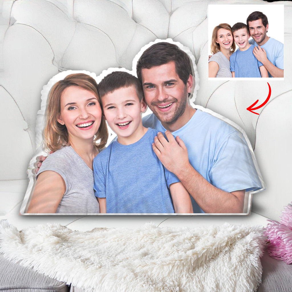 Custom Photo Humanoid - Personalized Family Shaped Pillow