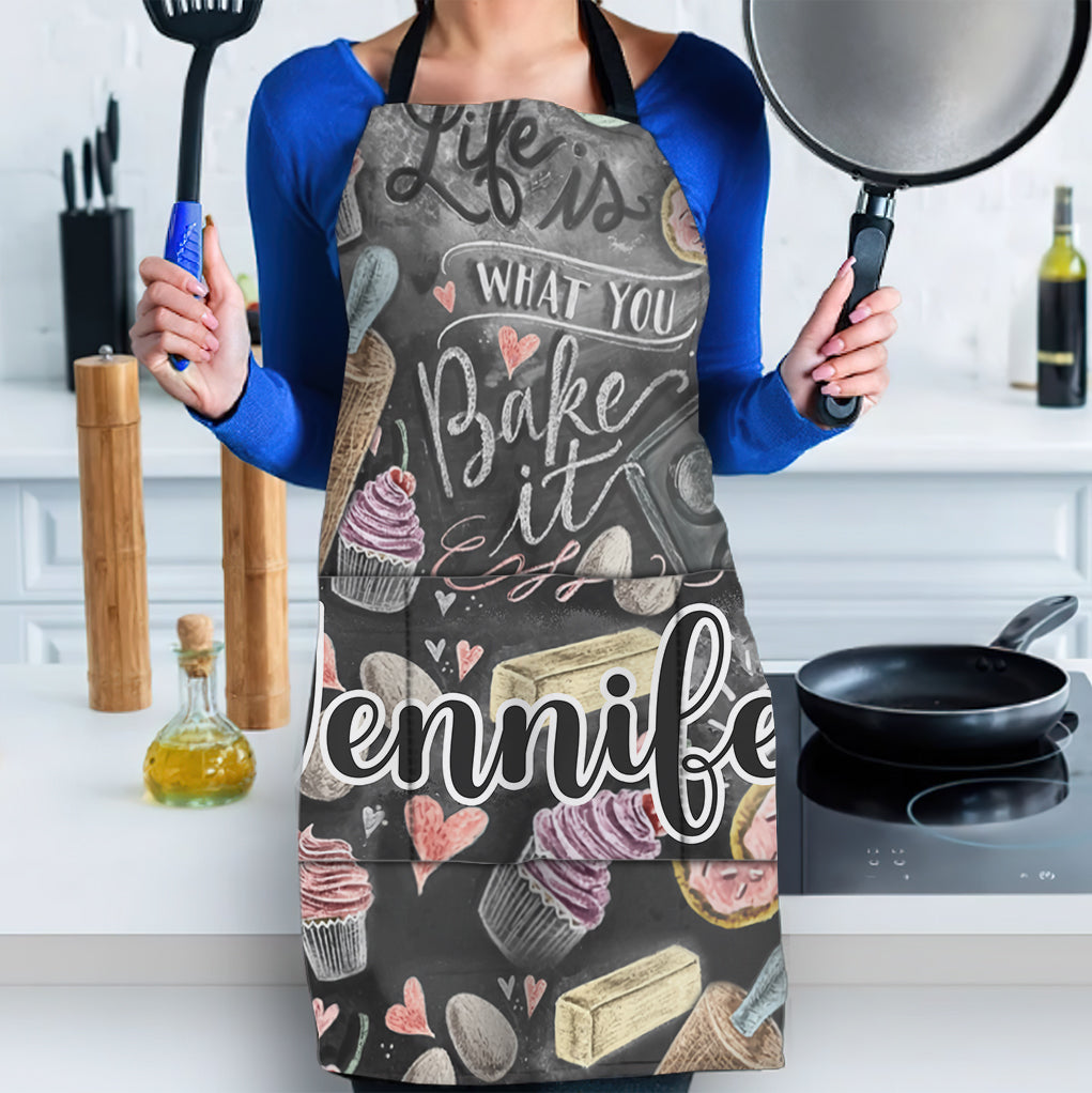 Life Is What You Bake It - Personalized Baking Apron