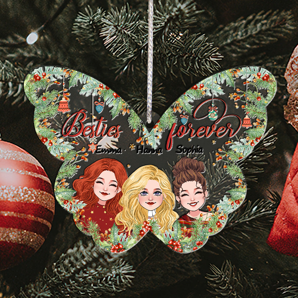 Besties Forever - Personalized Bestie Ornament
