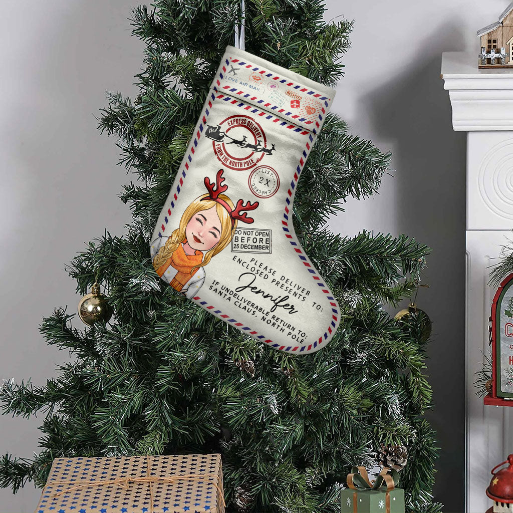 North Pole Express Santa Delivery - Personalized Family Christmas Stockings