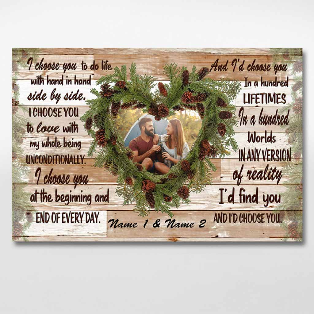 I Choose You - Personalized Camping Poster