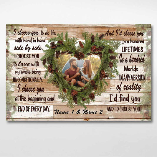 I Choose You - Personalized Camping Poster