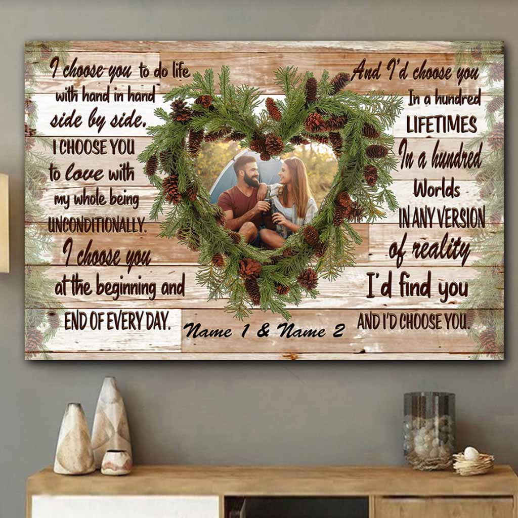 I Choose You - Personalized Camping Poster