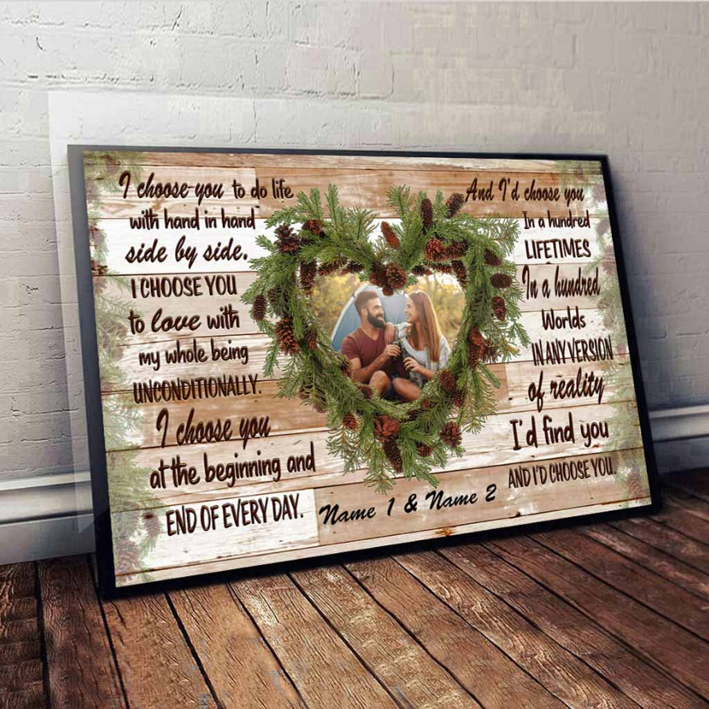 I Choose You - Personalized Camping Poster