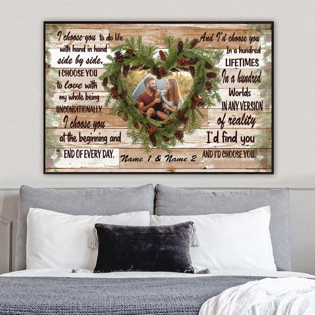 I Choose You - Personalized Camping Poster