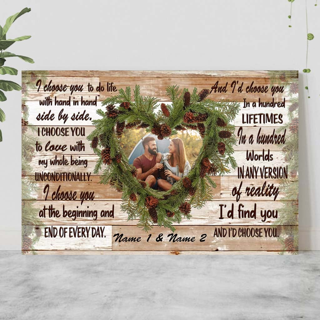 I Choose You - Personalized Camping Poster