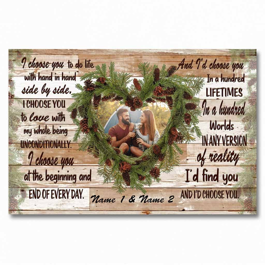 I Choose You - Personalized Camping Poster