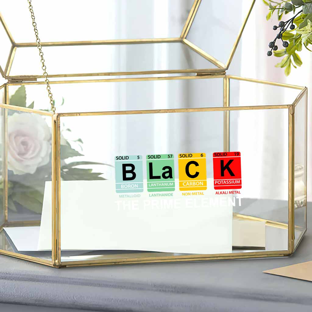 Black The Prime Element - African American Decal Full