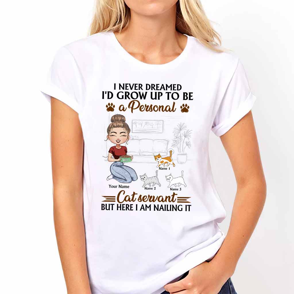 Personal Cat Servant - Personalized T-shirt and Hoodie