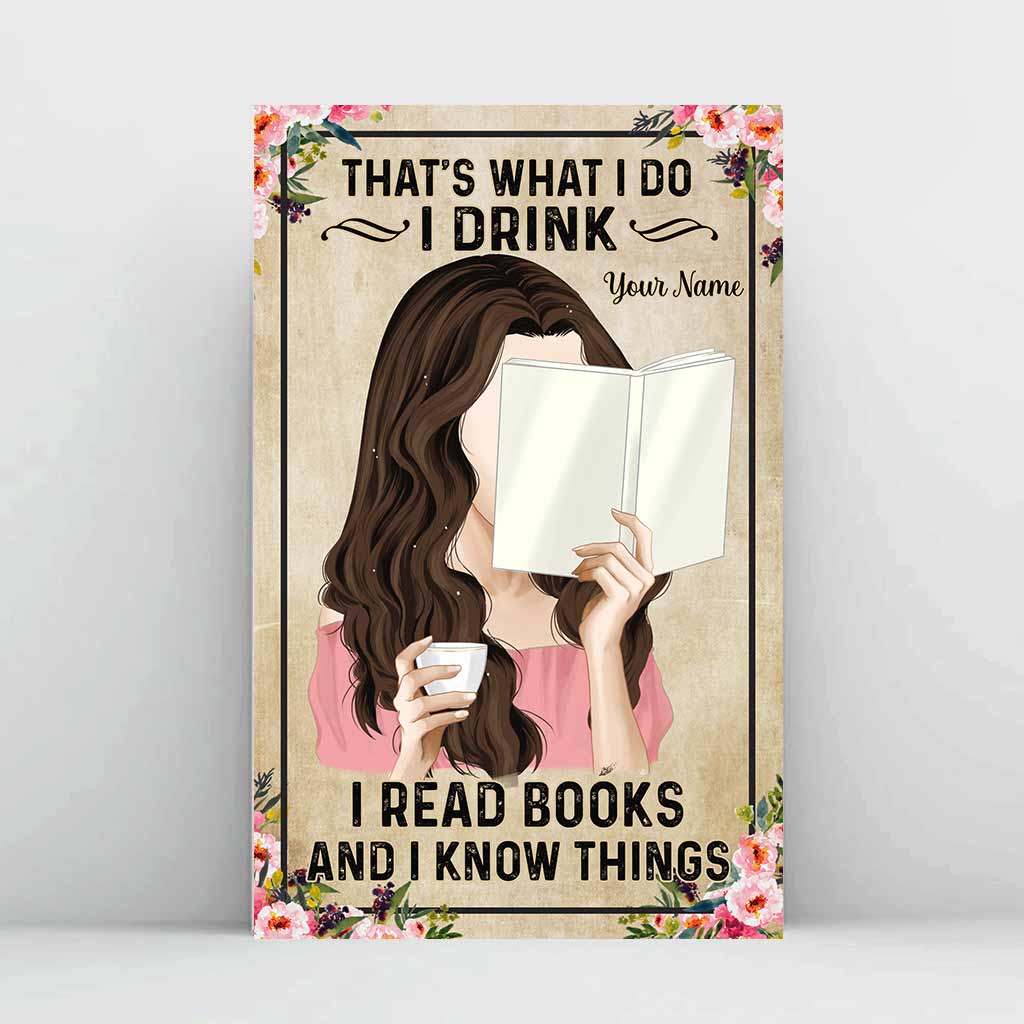 Book Lover - Personalized Book Poster