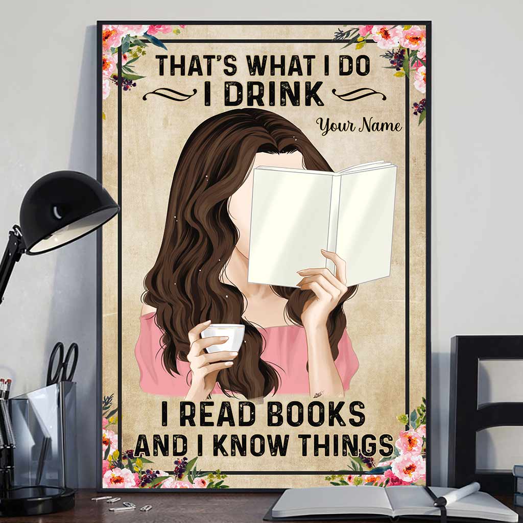 Book Lover - Personalized Book Poster