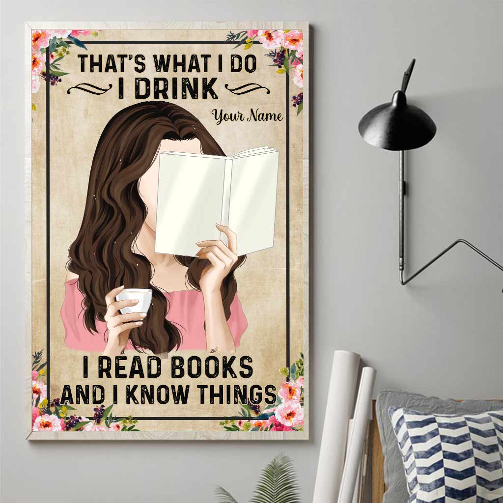Book Lover - Personalized Book Poster