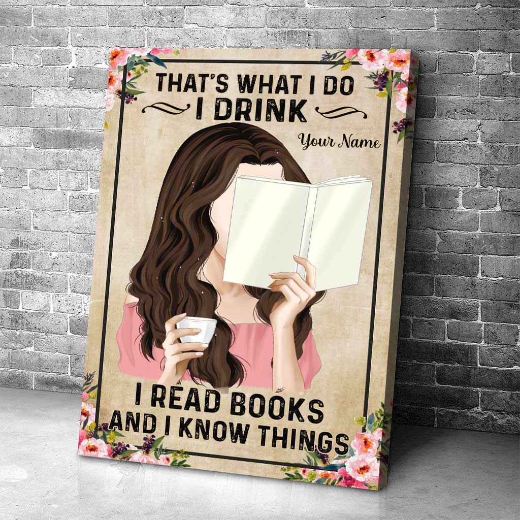 Book Lover - Personalized Book Poster