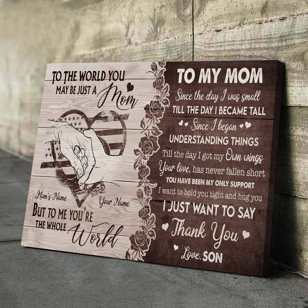 To My Mom - Personalized Mother's Day Police Officer Poster