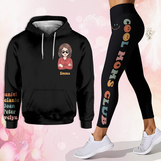 Cool Moms Club - Personalized Mother's Day Mother Hoodie and Leggings