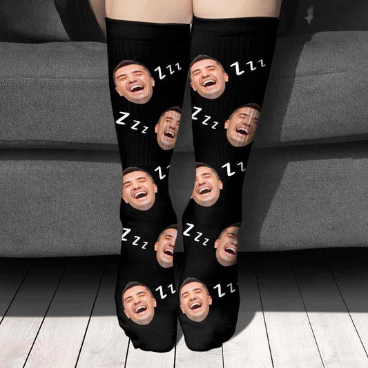 I'm Not Sleeping - Personalized Father Socks