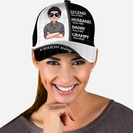 Legend - Personalized Father Classic Cap