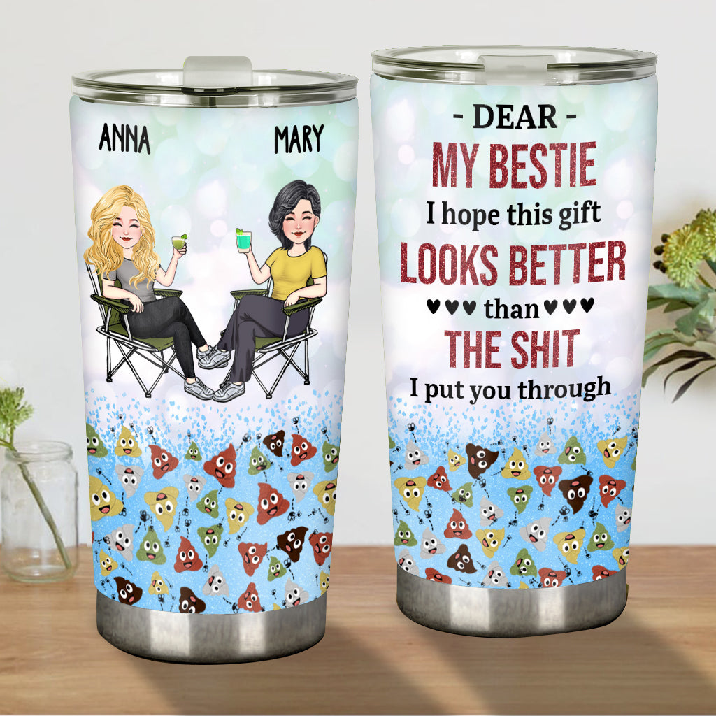 Dear My Besties - Personalized Bestie Tumbler