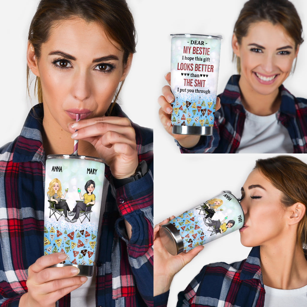 Dear My Besties - Personalized Bestie Tumbler