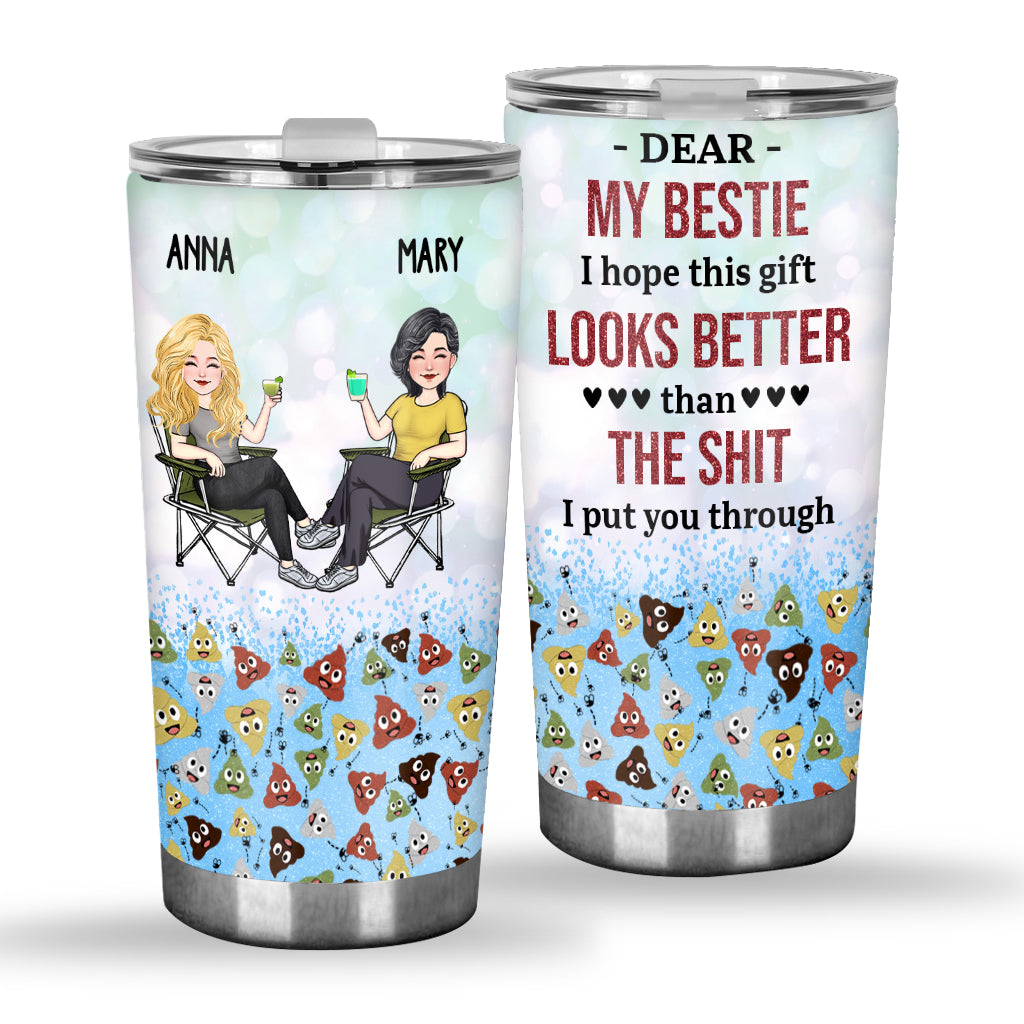 Dear My Besties - Personalized Bestie Tumbler