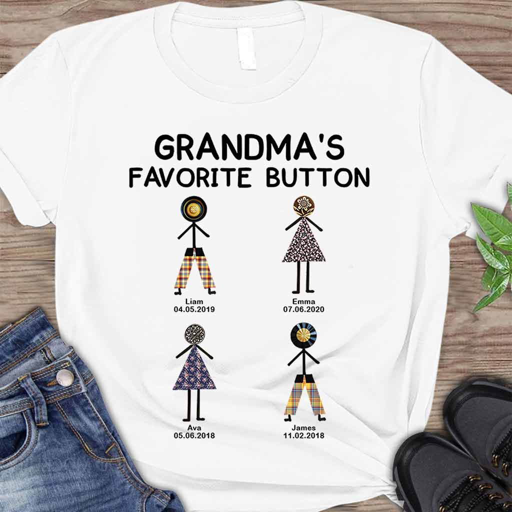 Favorite Buttons - Sewing Personalized T-shirt and Hoodie