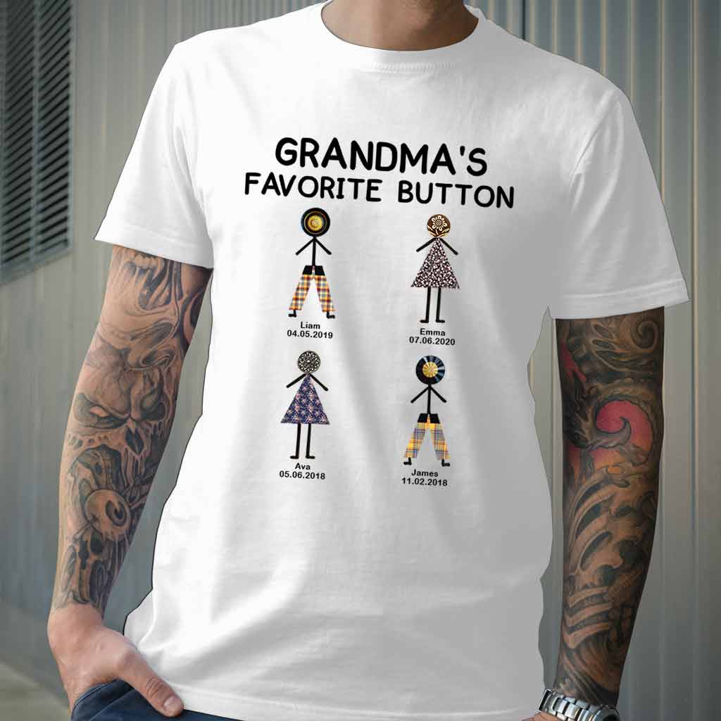 Favorite Buttons - Sewing Personalized T-shirt and Hoodie