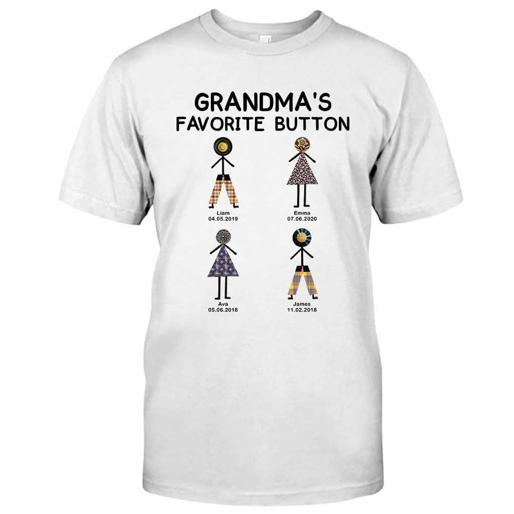 Favorite Buttons - Sewing Personalized T-shirt and Hoodie