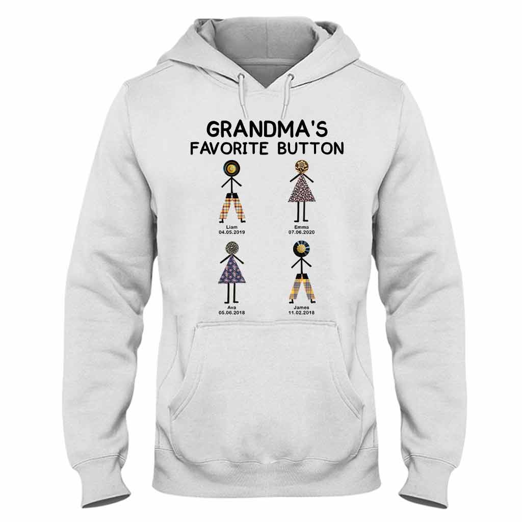 Favorite Buttons - Sewing Personalized T-shirt and Hoodie