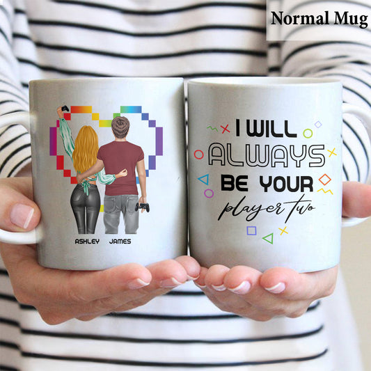 I Will Always Be Your Player Two - Personalized Video Game Mug