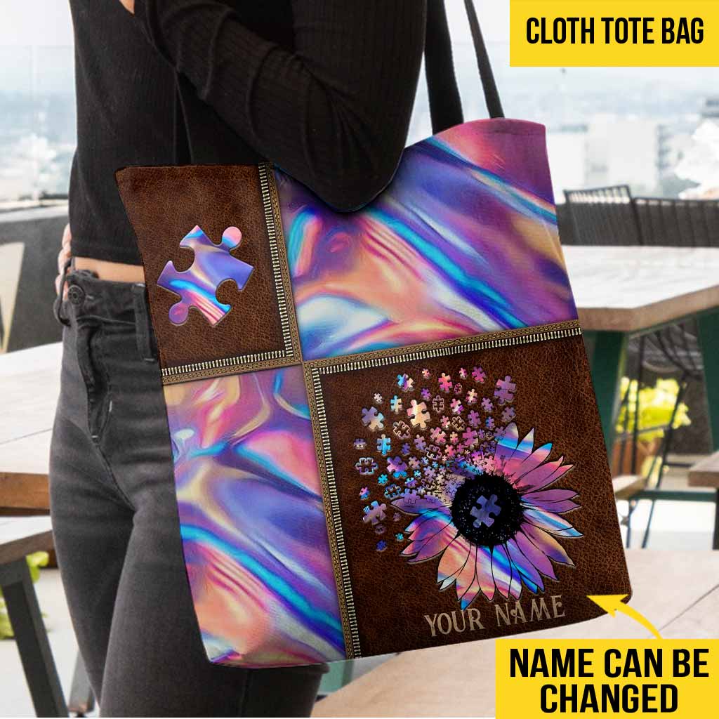 Accept Understand Love - Autism Awareness Personalized Tote Bag